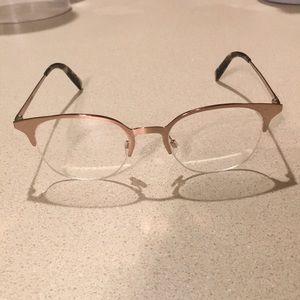 Warby Parker Violet glasses in Rose gold